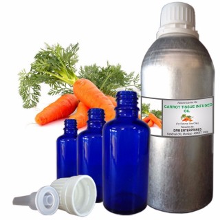 CARROT TISSUE INFUSED OIL, Daucus Carota, 100% Pure & Natural Carrier Oil